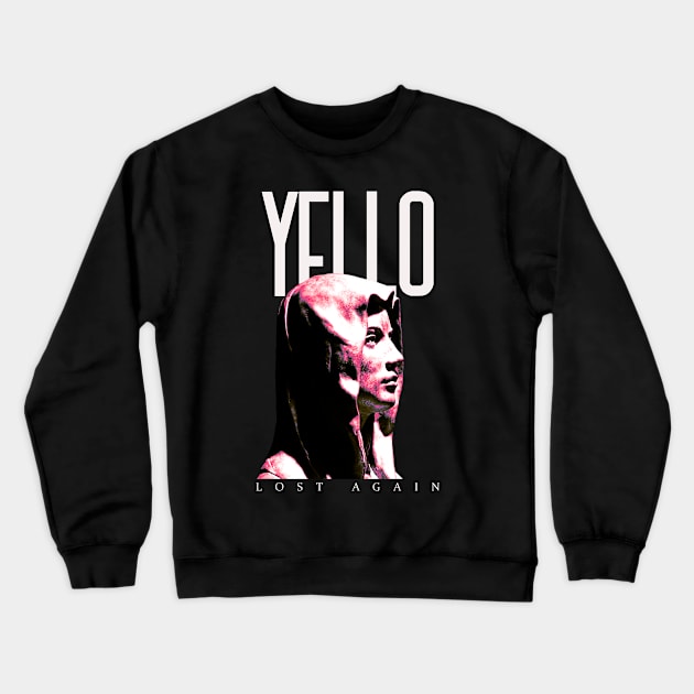 Yello Lost Again Crewneck Sweatshirt by amarhanah